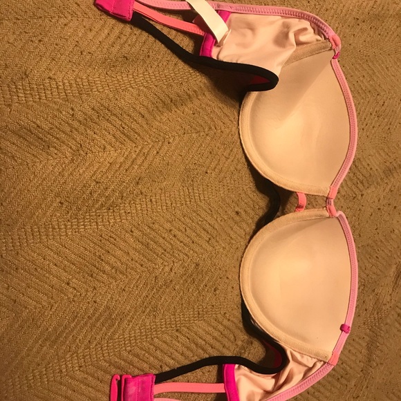 Pink Victoria Secret Push Up Bikini Top - Picture 2 of 4